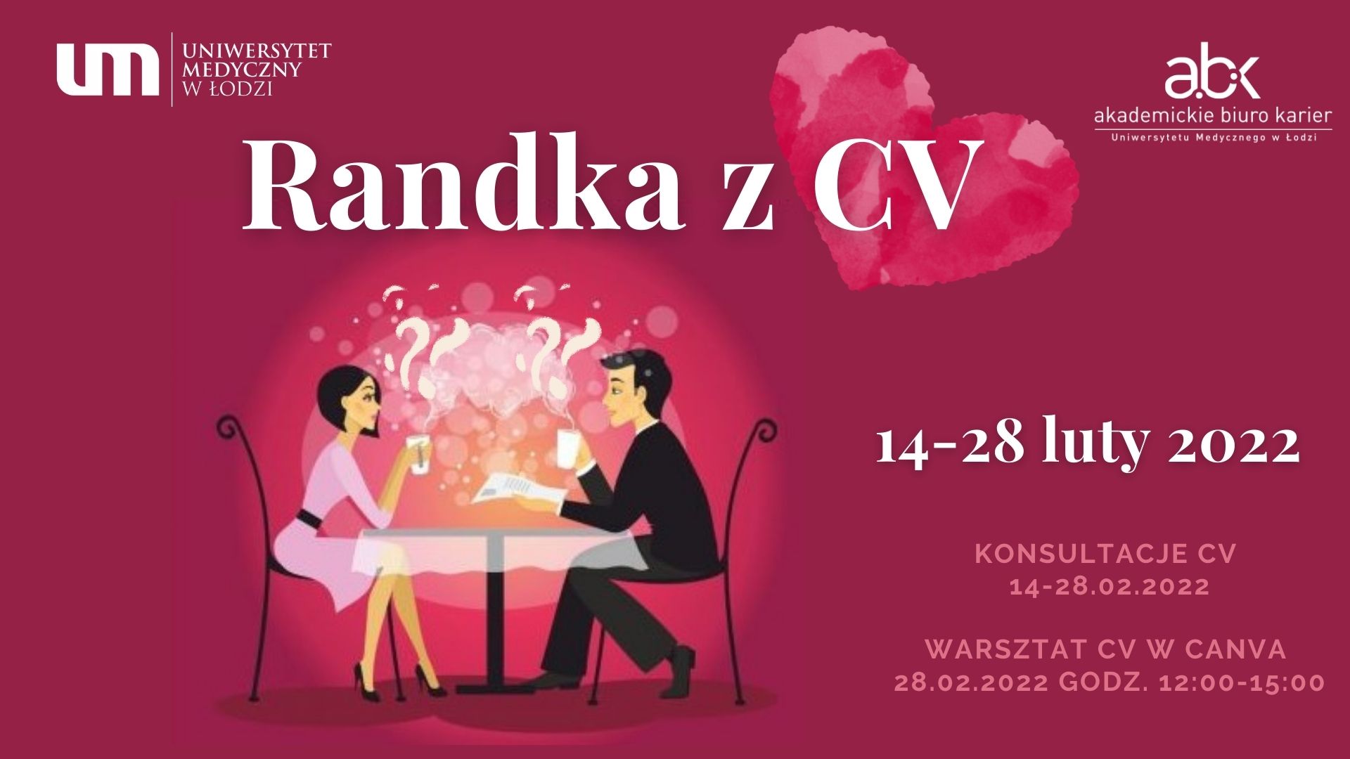 Zapraszamy na Warsztat „Tajniki tworzenia CV w CANVIE”. Zarezerwuj sobie czas 28 lutego 2022 w godzinach 12:00-15:00. Zaprezentujemy ciekawe szablony dokumentów aplikacyjnych i jednocześnie poznamy Cię z funkcjami programu do tworzenia projektów graficznych CANVA. Dzięki temu wykreujesz CV w którym każdy się rozkocha!