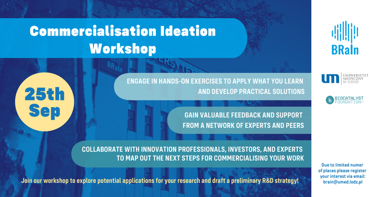 Commercialisation Ideation Workshop