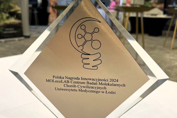 POLSKA NAGRODA INNOWACYJNOŚCI 2024 DLA UNIWERSYTETU MEDYCZNEGO W ŁODZI