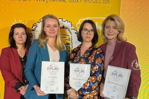 Potrójne podium dla UMED Łódź w konkursie Genius Universitatis 2025