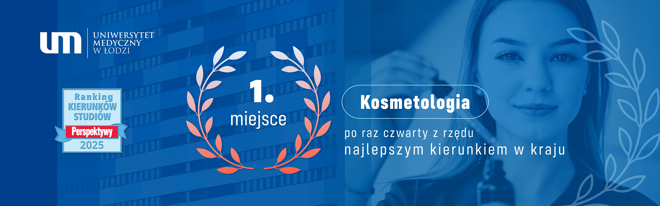 Kosmetologia po raz czwarty z rzędu najlepszym kierunkiem w kraju