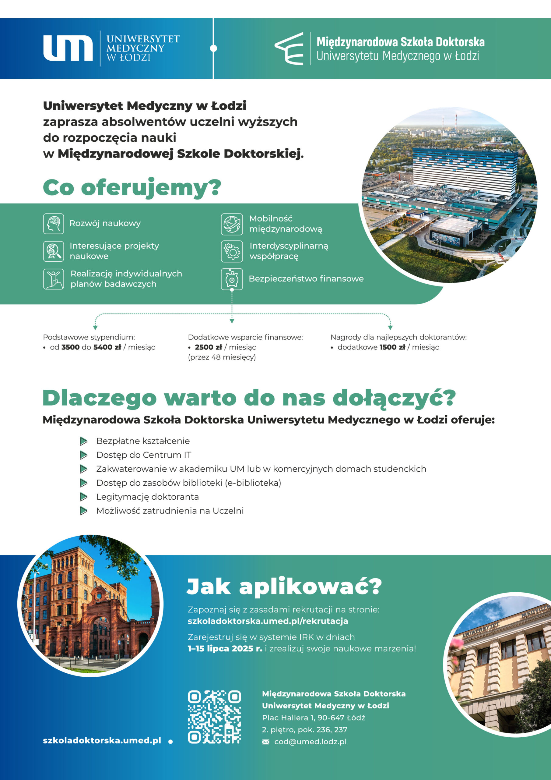 szczegóły rekrutacji na grafice