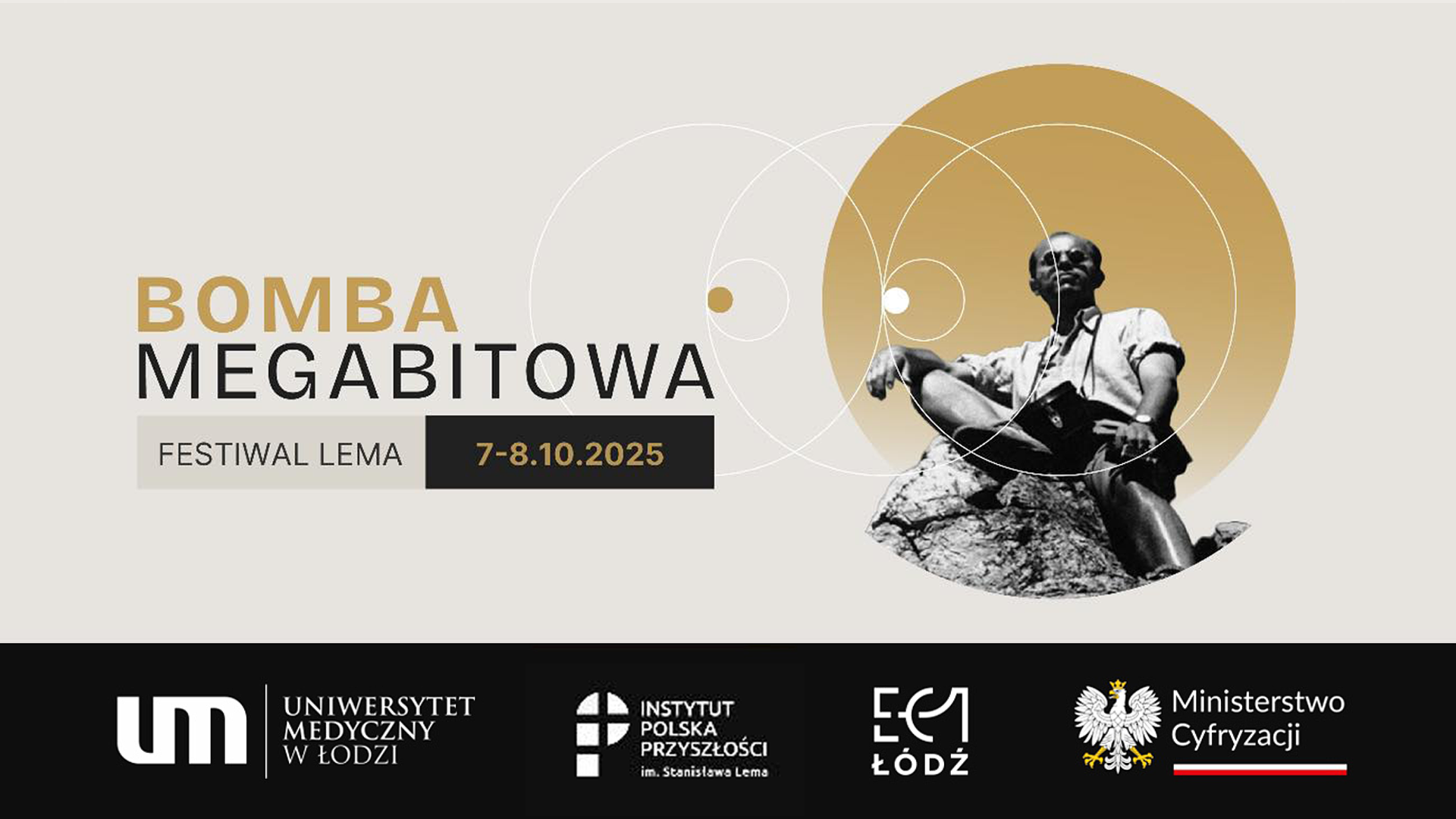 UMED Partnerem Festiwalu Bomba Megabitowa 2025 - baner b.duży