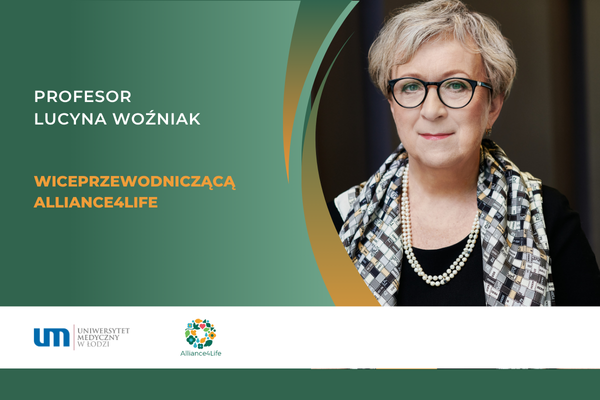Prof. Lucyna Woźniak Wiceprzewodniczącą Alliance4Life