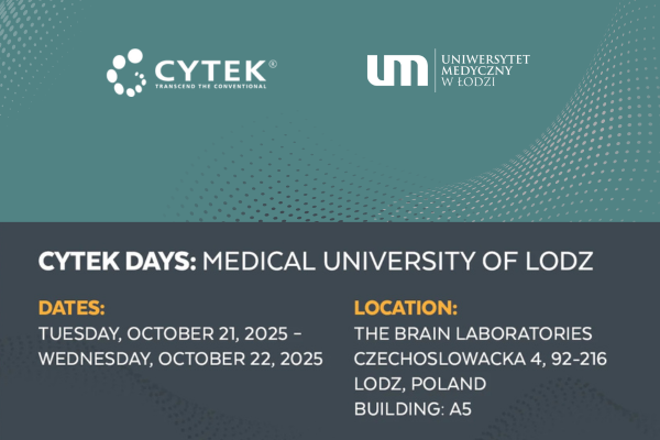Cytek Amnis Imaging Days – spotkanie użytkowników cytometrii obrazowej w Łodzi