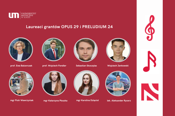 Granty OPUS 29 i PRELUDIUM 24 dla naukowców UMEDu