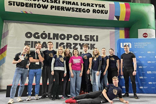Wsparcie studentów Fizjoterapii UM w Łodzi podczas Ogólnopolskiego Finału Igrzysk Studentów Pierwszego Roku&nbsp;2025