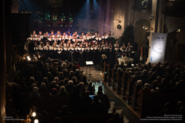 Magia dźwięku i światła – za nami Koncert Noworoczny Chóru Uniwersytetu Medycznego w Łodzi 3