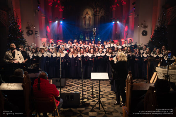 Magia dźwięku i światła – za nami Koncert Noworoczny Chóru Uniwersytetu Medycznego w Łodzi 5