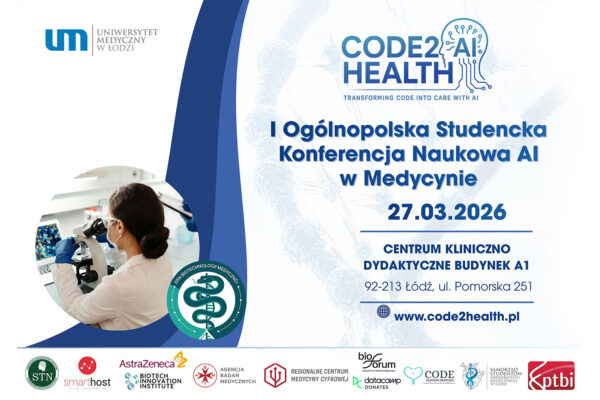 🚀 CODE2HEALTH 2026 – konferencja, która łączy AI, medycynę i Twoją przyszłą karierę