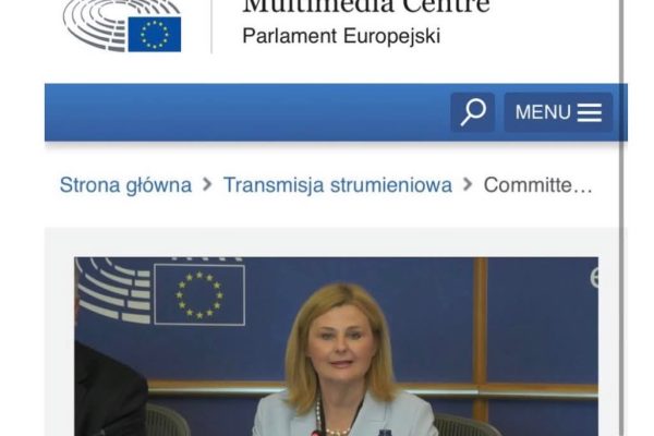 Prof. Aleksandra Lesiak na forum Parlamentu Europejskiego1