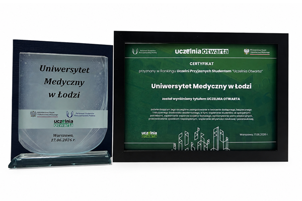 UMED wśród najlepszych – srebrne wyróżnienie w rankingu „Uczelnia Otwarta”