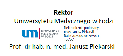 podpis Rektora