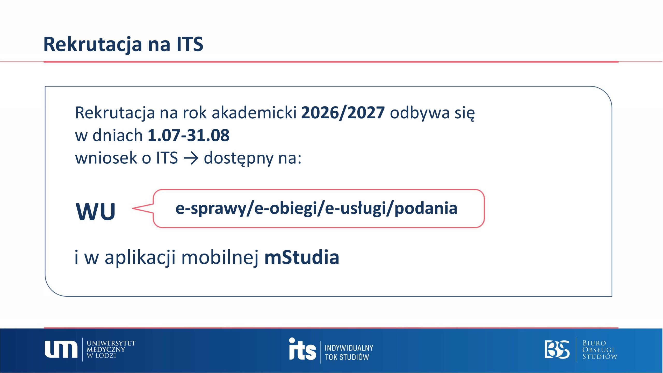 Microsoft PowerPoint - majówka__rekrutacja na ITS__3.07.2026 (0 its