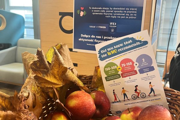 STUDENCI FIZJOTERAPII UMED PROMOWALI AKTYWNOŚĆ FIZYCZNĄ PODCZAS DNIA IFE2